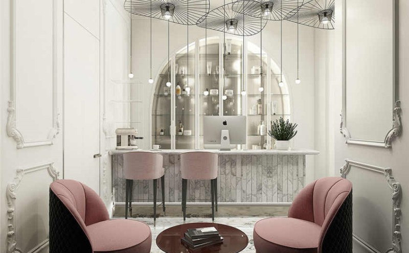 廊坊美容院装修案例 美容会所设计 美容SPA装修 廊坊美容院装修案例 美容会所设计 美容SPA装修